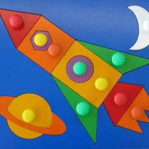 Aplicații pentru copii: rachete din figuri geometrice