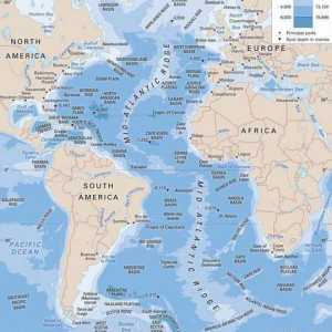 Oceanul Atlantic: o caracteristică a planului. Curs de școală geografică