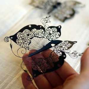Fluturi din hârtie ondulată: decorațiuni elegante de mâini proprii