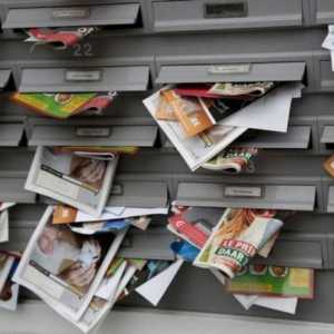 Distribuirea fără adrese a listelor de discuții și a anunțurilor către cutiile poștale:…