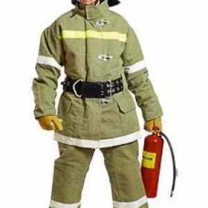 Pompierii se luptă cu hainele. Caracteristicile și tipurile de îmbrăcăminte de pompieri