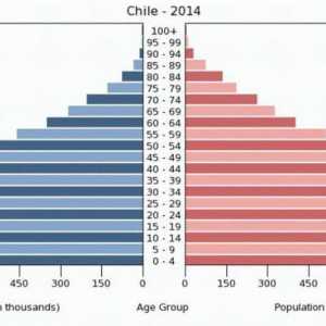 Chile: populația, populația, densitatea și componența națională