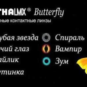 Lentile de culoare Ophthalmix Butterfly: descriere și recenzii