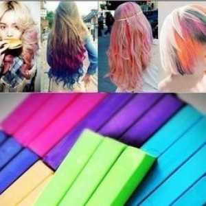 Creioane colorate pentru păr: avantajele și dezavantajele