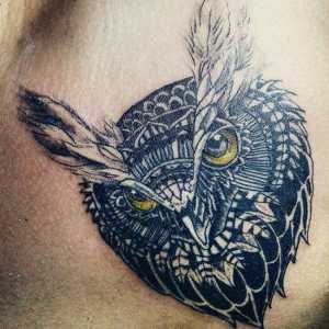 `Owl `- un tatuaj pentru cele mai inteligente și mai elegante