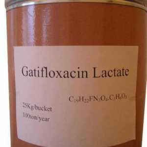 `Gatifloxacin`: instrucțiuni de utilizare, descriere și recenzii