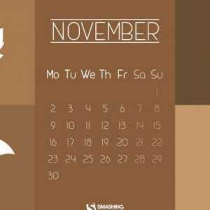 Sărbătorile principale din noiembrie
