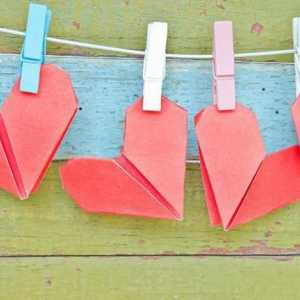 Idei interesante: origami pentru Ziua Îndrăgostiților