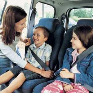 Modificări ale legii privind transportul copiilor în mașină