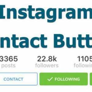 Cum se adaugă butonul "contact" în "Instagram": instrucțiuni detaliate