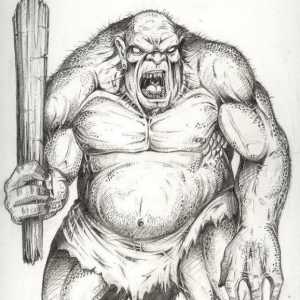 Cum de a desena un războinic trol? Descrierea pas cu pas a creării unei creaturi feroce