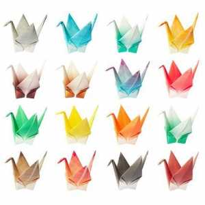 Cum să pui hârtie dintr-o pasăre origami
