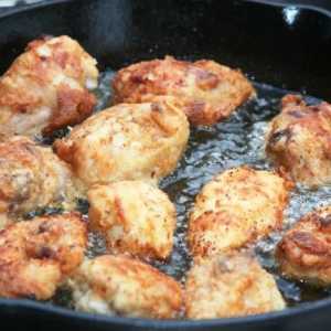 Cum să prăjiți o găină într-o tigaie: o rețetă rapidă și gustoasă pentru gătit