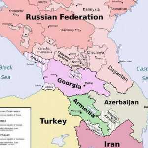 Caucazul este o regiune montană maiestuoasă