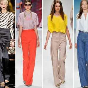 Pantaloni clasici cu talie mare: cu ce sa poarte, o combinatie de haine, recomandari