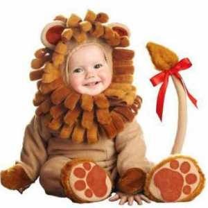 Costumul unui leu pentru un copil nu este greu de făcut de propriile mâini!