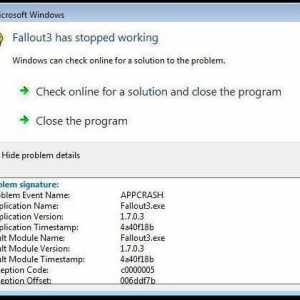 Crash jocuri sau programe: cum să remediați (APPCRASH eroare Windows 7)?