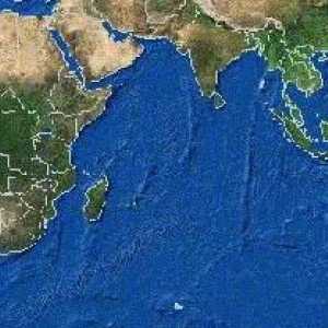 Adâncimea maximă și medie a Oceanului Indian. Relieful fundului Oceanului Indian