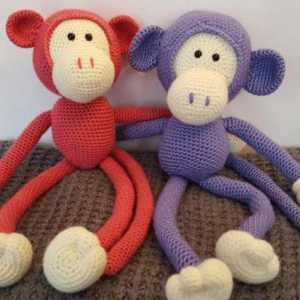 Monkey crochet: descriere, schemă, clasă de master