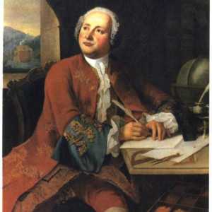 Mikhail Vasilyevich Lomonosov în literatura secolului al XVIII-lea