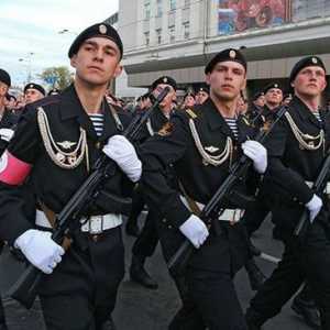 Corpul Marin al Rusiei. "Berete negre": pregătire