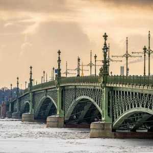 Podurile din Sankt-Petersburg: fotografie cu nume și descriere