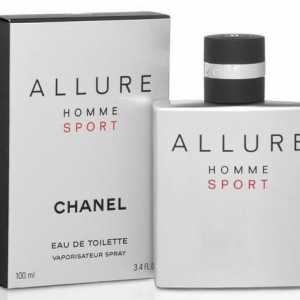 Bărbați toaletă de apă Allure Homme Sport Chanel. Recenzii, descrierea parfumurilor și tipurilor