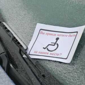 Pedeapsă nouă pentru parcarea la fața locului a persoanelor cu handicap