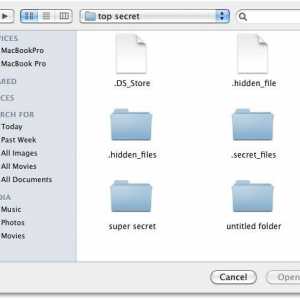 Despre modul de afișare a folderelor ascunse în sistemul `Mac`