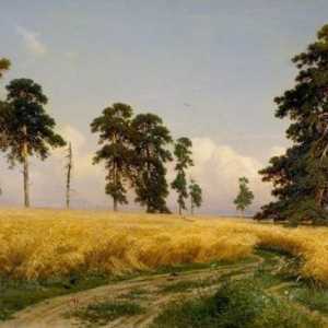 Descrierea unei capodopere: pictura lui Shishkin `Rye`