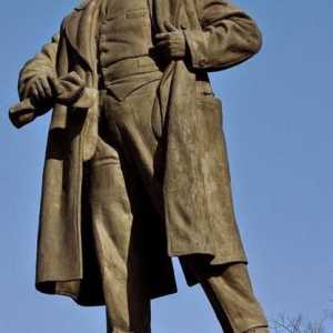 Descrierea monumentului lui Lenin din Gomel și din Zaporozhye
