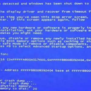 Eroare nvlddmkm.sys. Ecranul albastru al Windows 7 după instalarea driverului