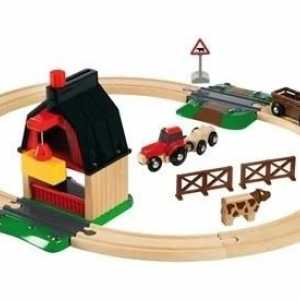 Caracteristici ale căii ferate pentru copii din lemn Brio