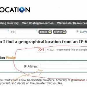 Detalii privind modul de cunoaștere a locației prin IP