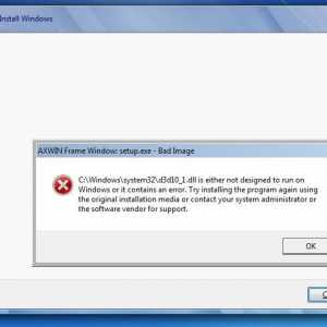 Când instalați Windows 7, dați o eroare. Ce ar trebui să fac?