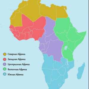 Regiunile Africii: state și orașe