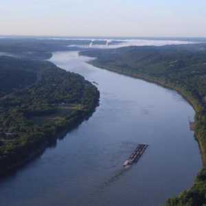 Râul Ohio: o descriere, natura curentului