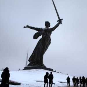 Patriei din Volgograd - un monument în onoarea marii bătălii