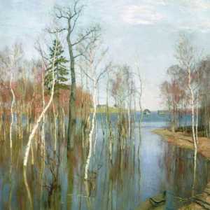 Peisaj de primăvară din Rusia: picturi de artiști renumiți