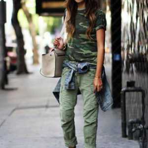 Pantaloni militari: pantaloni pentru femei în stil armată