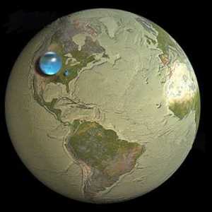 Câte procente din apa de pe Pământ? Hidrosfera planetei și a altor componente
