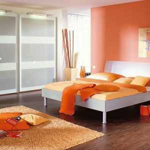 Combinație de portocaliu cu alte culori: idei interioare