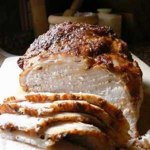 Carne de porc proaspătă în cuptor: o rețetă pas cu pas pentru gătit