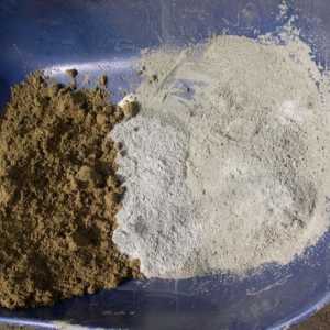 Compoziția amestecurilor de ciment-nisip
