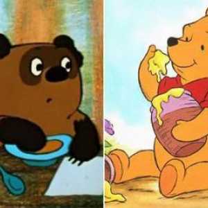 Sovietic sau american: Winnie the Pooh pe această și pe acea parte a oceanului