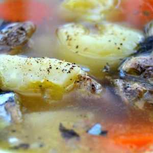 Supa din conserve "Sardine": gătit