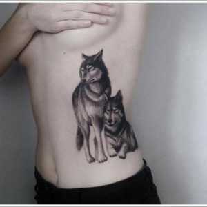 Libertate, voință și devotament - valoarea unui lup tatuaje