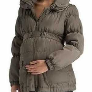 Jachetă caldă și sigură în jos pentru femeile însărcinate