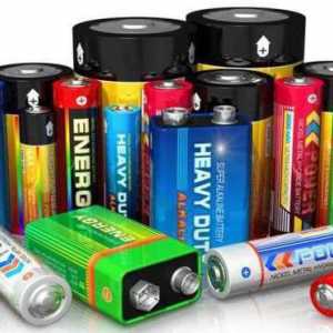 Tipuri și tipuri de baterii. Tipuri de baterii cu deget în dimensiune