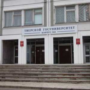 Universitatea de Stat Tver (Universitatea de Stat Tver): Facultatea de Pedagogie